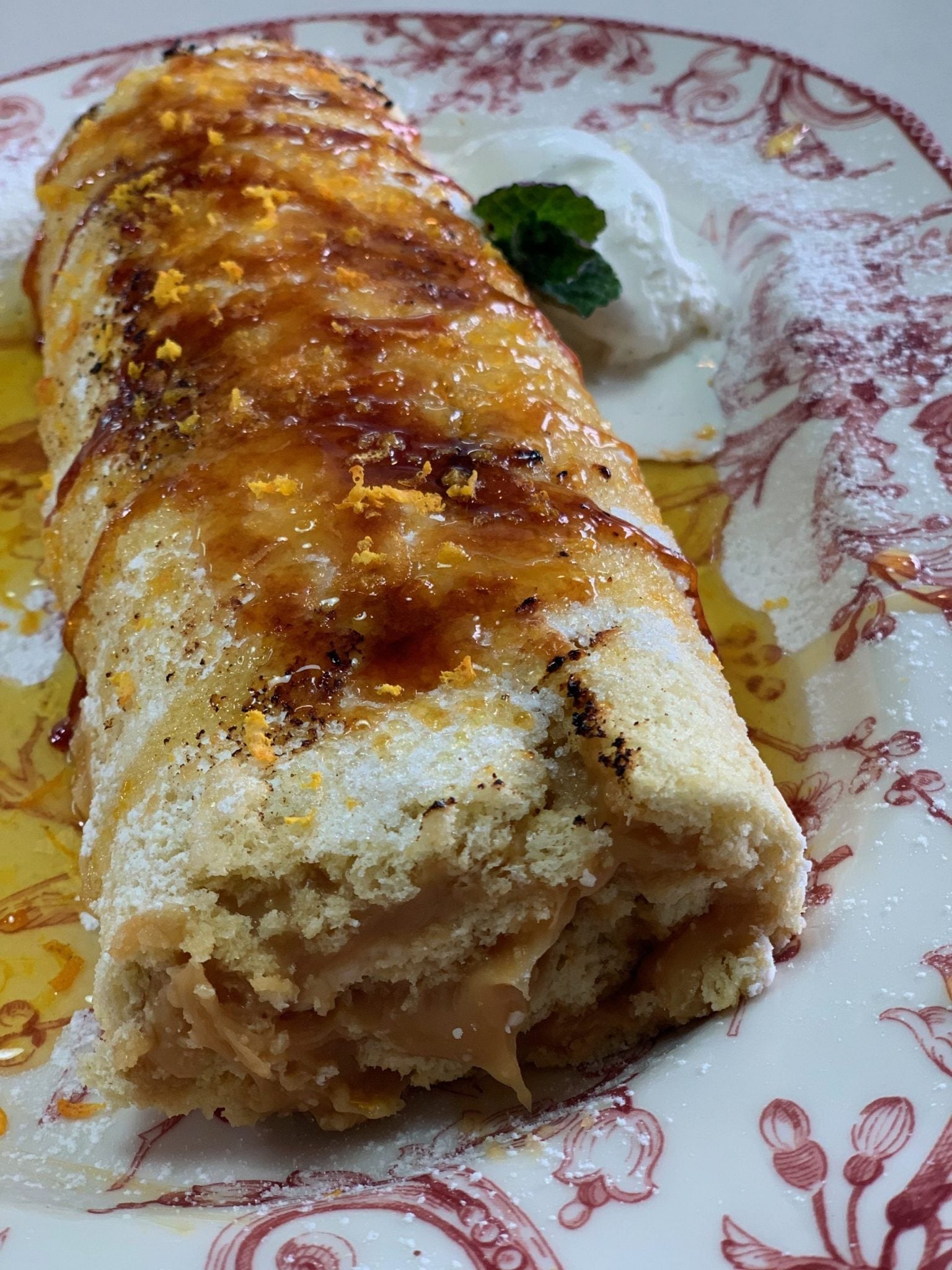 Brazo de Reina con Almíbar de Mandarinas