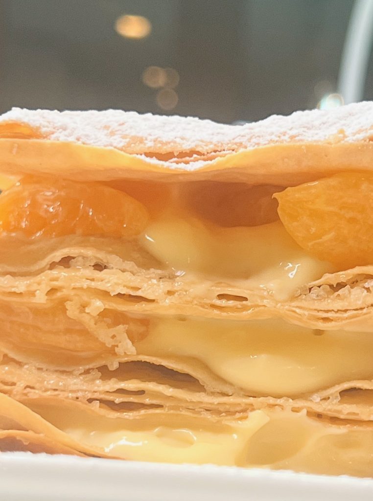 Milhojas de Masa Filo y Mandarinas