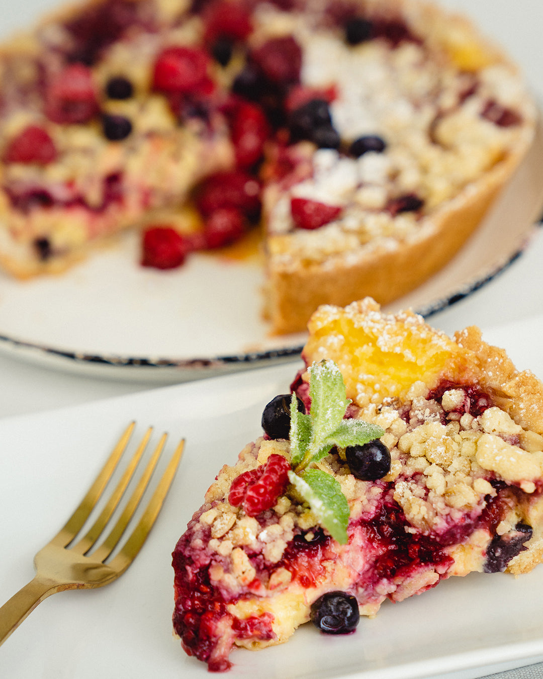 Tarta Berry Streusel