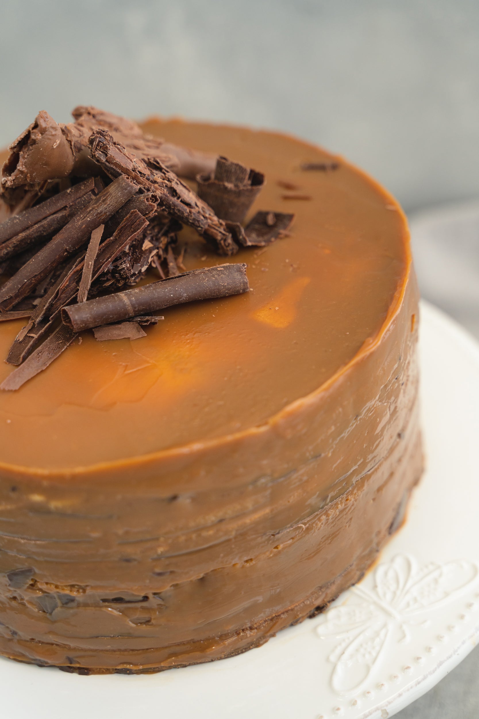Torta panqueque crocante y dulce de leche