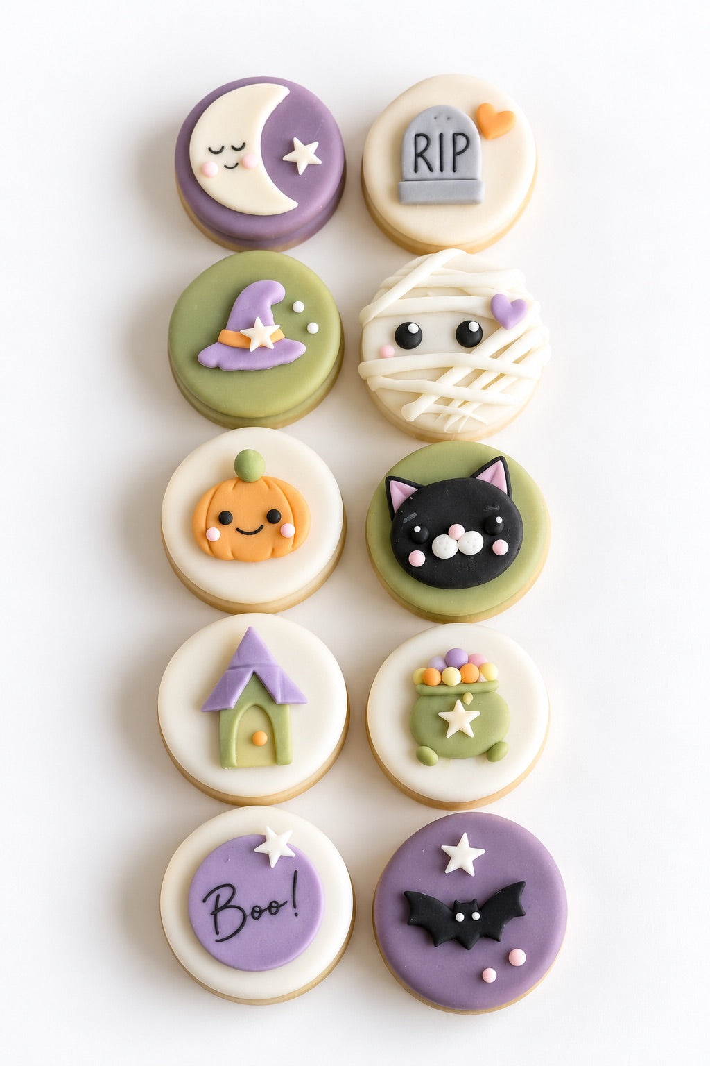 Alfajores Decorados BOO